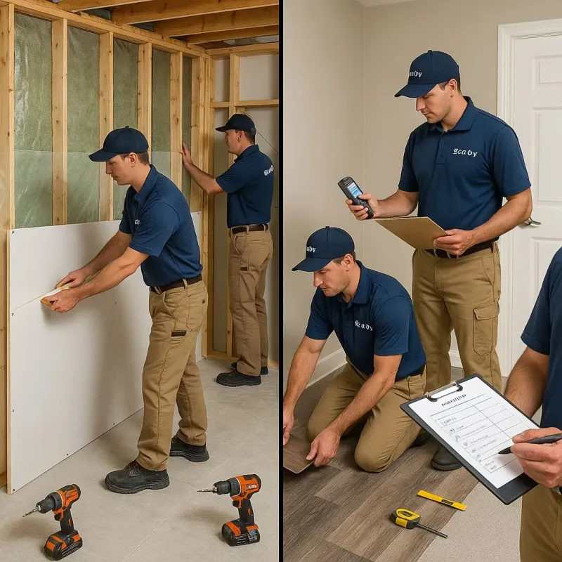 Repairs and Reconstruction process in Flomaton, AL